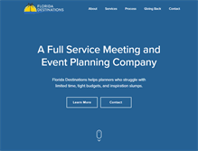 Tablet Screenshot of floridadestinations.net